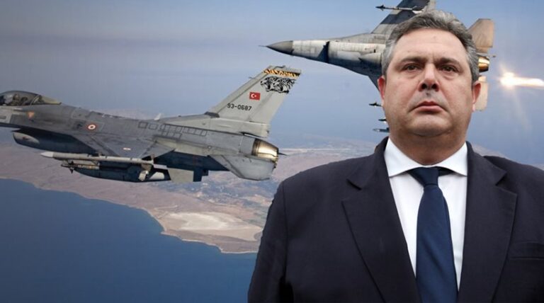Πάνος Καμμένος για τουρκική πρόκληση: »Κάθε αεροσκάφος που παραβιάζει θα αναχαιτίζεται»