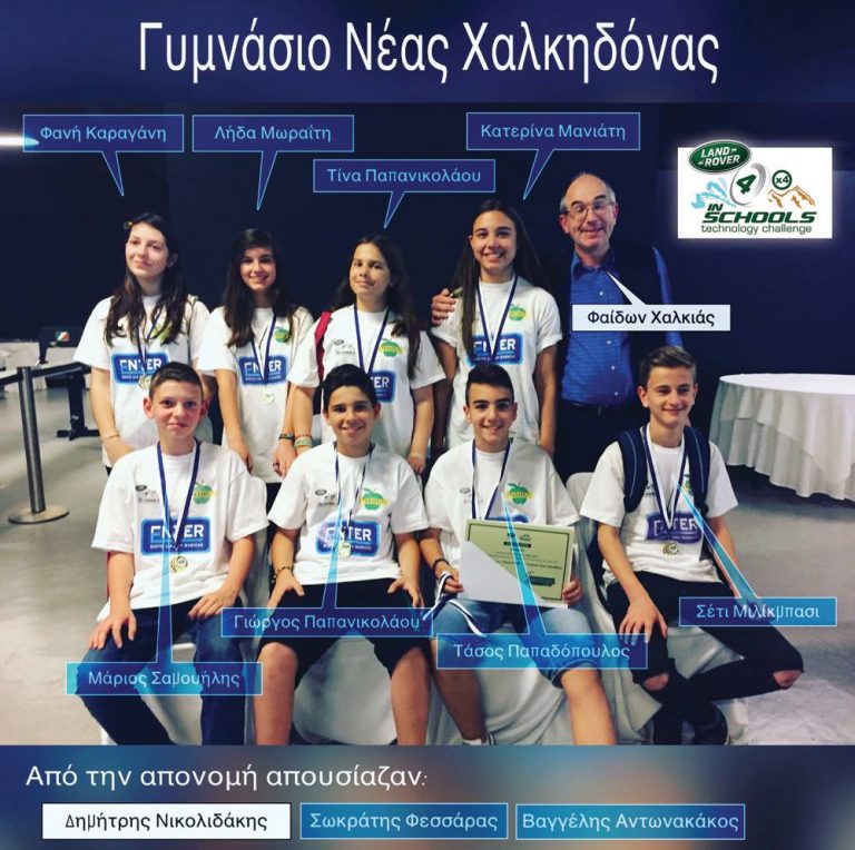 Συμμετοχή και διάκριση για το Γυμνάσιο της Ν. Χαλκηδόνας