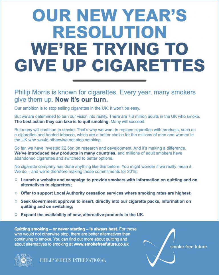 Η επιστολή της Philip Morris στην Τερέζα Μέι