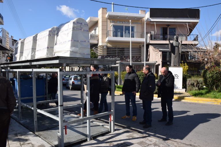 Τοποθέτηση συστημάτων υπόγειων κάδων απορριμμάτων στην Πλατεία Πατριάρχου