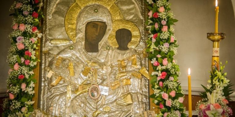 Μεταφορά Ιεράς θαυματουργού Εικόνος Παναγίας “Βουρλιωτίσσης” στην Κύπρο