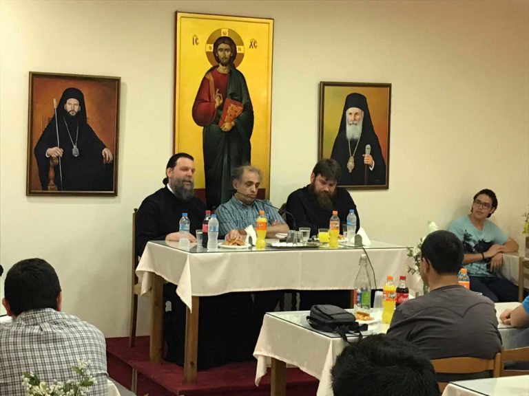 Ο καθηγητής Ηλίας Λιαμής στη Συνάντηση του Μητροπολίτη κ. Γαβριήλ με τους Νέους