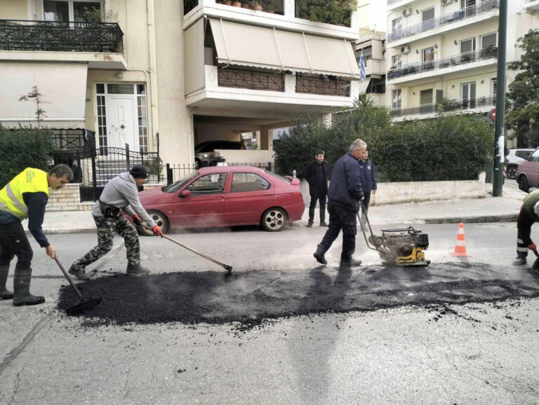 Δράση αποκατάστασης στις λακκούβες του Δήμου Νέας Φιλαδέλφειας – Νέας Χαλκηδόνας