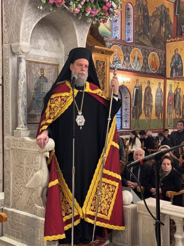Χοροστατούντος του Μητροπολίτη τελέστηκε η ακολουθία του Ακάθιστου  Ύμνου στην Κοίμηση της Θεοτόκου Νέας Φιλαδέλφειας